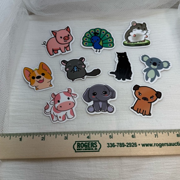 Animal Stickers - Colorful & Waterproof  - 100pc Set - NWT - Picture 12 of 14